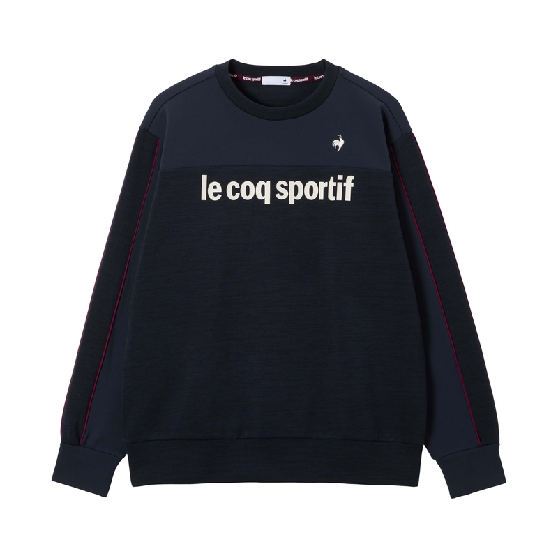 MEN`S HALF GAUGE KNIT CREW NECK SWEATSHIRT