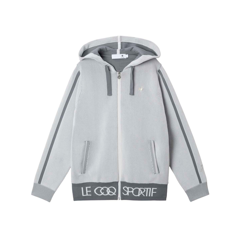 LADIES` FULL ZIP HOODIE SWEATER