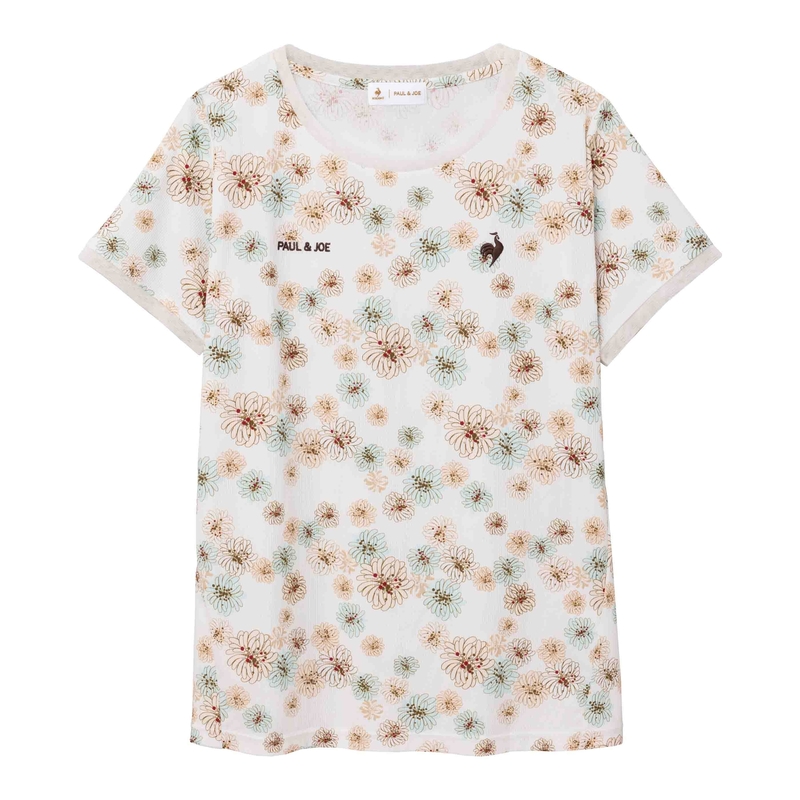LADIES' (PJ COLLABORATION)  ALL-OVER PRINT SHORT-SLEEVED SHIRT