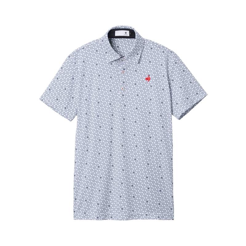 MEN`S TRIANGLE PRINT SHORT SLEEVED SHIRT