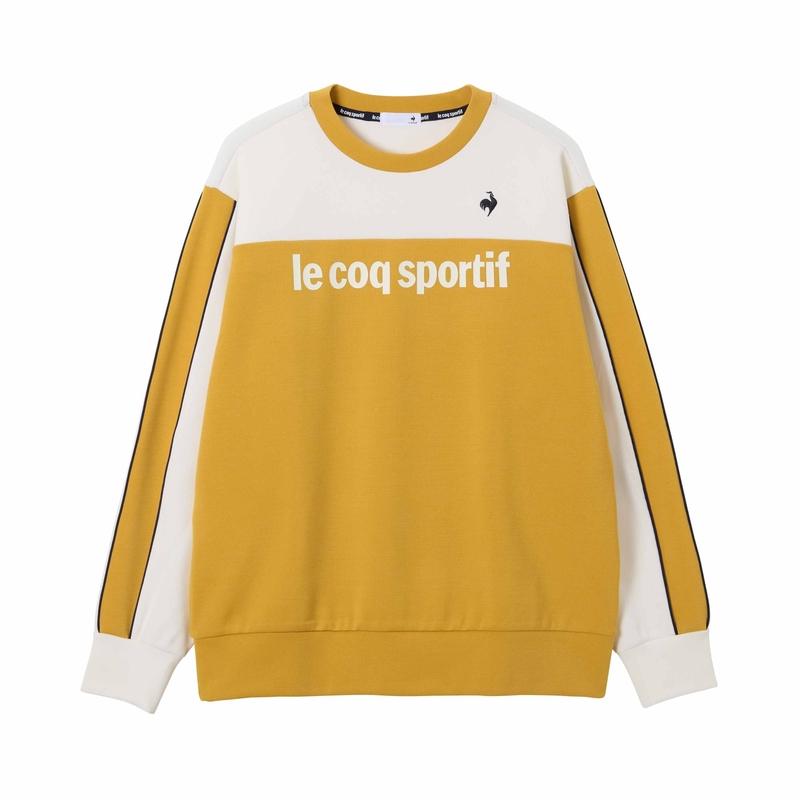 MEN`S HALF GAUGE KNIT CREW NECK SWEATSHIRT