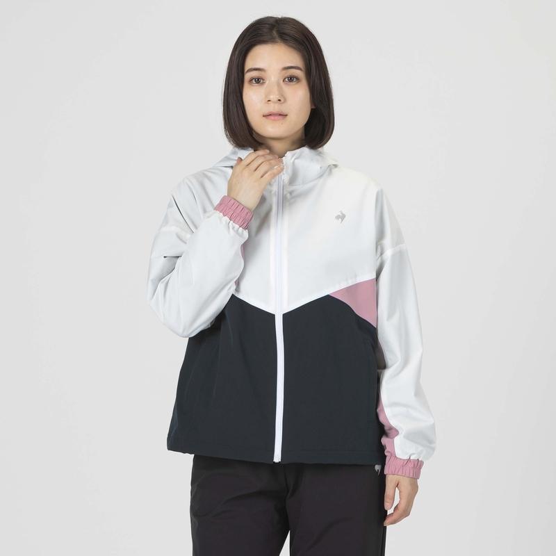 LADIES' FLEECE-LINED WINDBREAKER JACKET