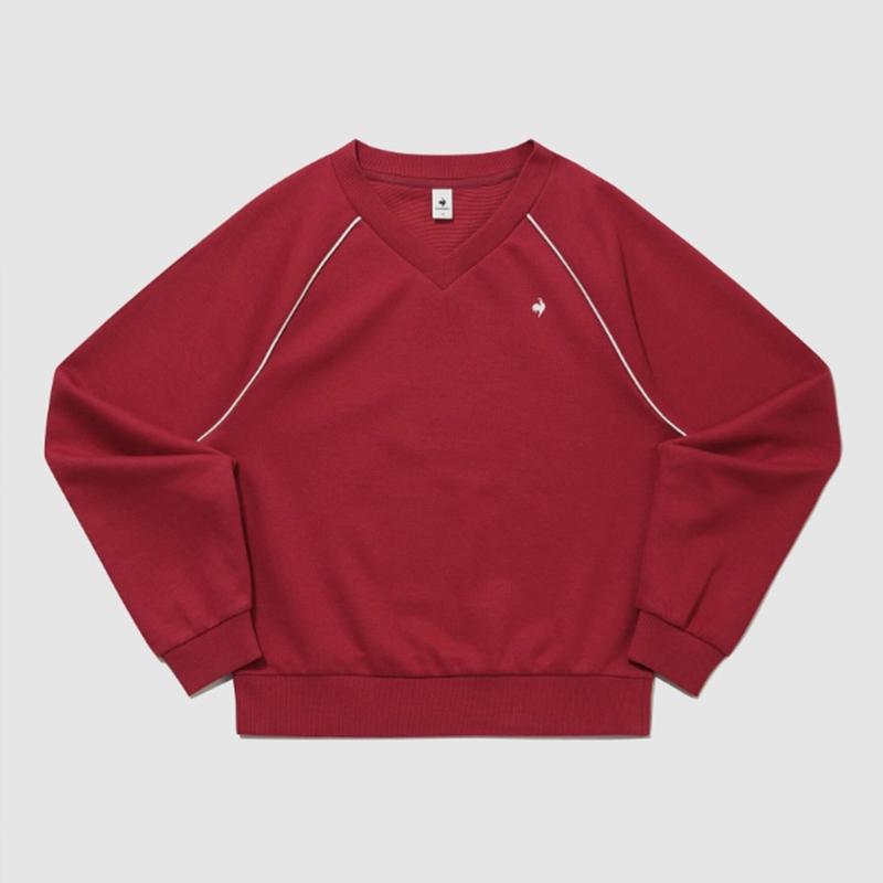 LADIES' V-NECK SWEATSHIRT